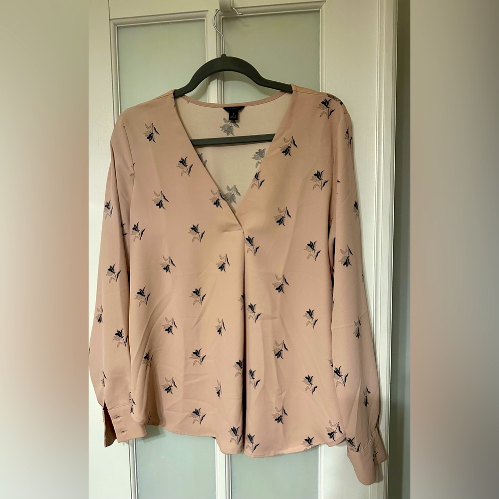 Ann Taylor Pastel Pink Blouse (Size M)